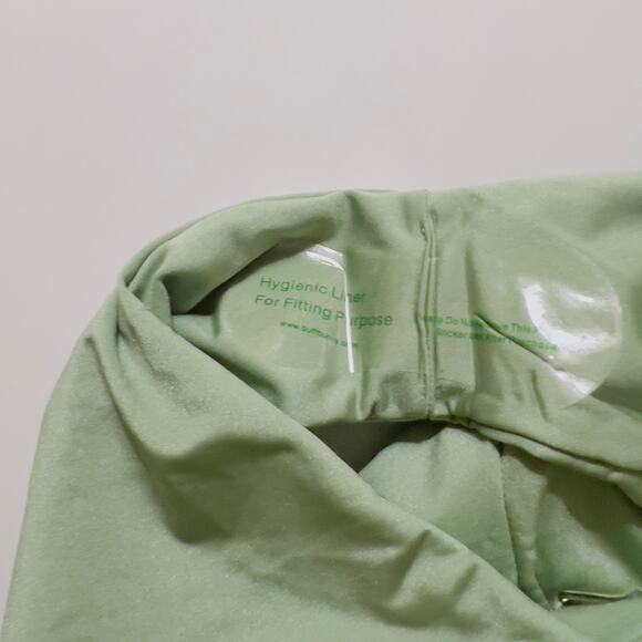 BuffBunny Collection Belted One Piece Swimsuit Size Medium NWT Green - Picture 5 of 7